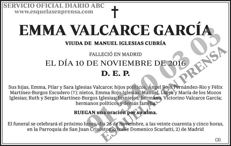 Emma Valcarce García